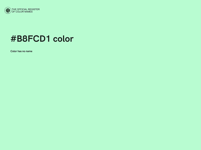 #B8FCD1 color image