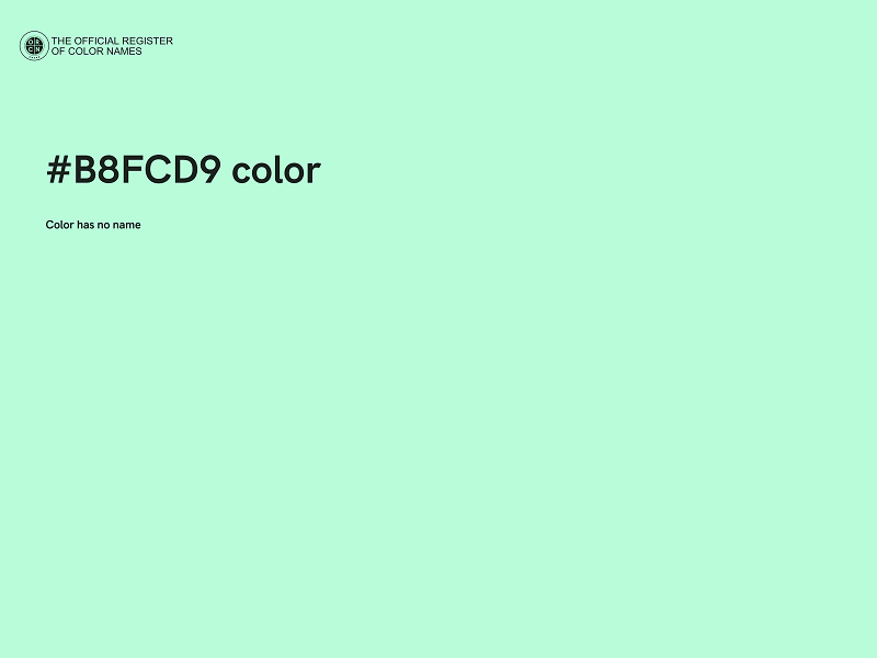 #B8FCD9 color image