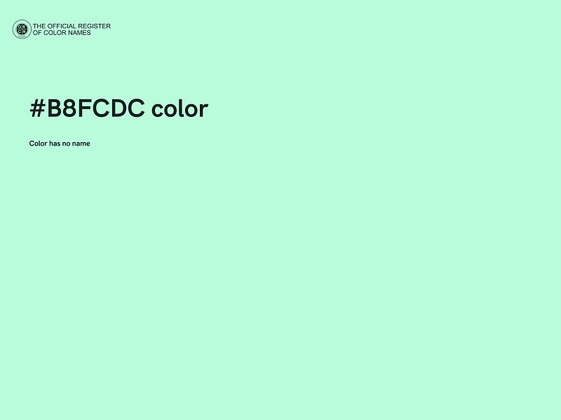 #B8FCDC color image