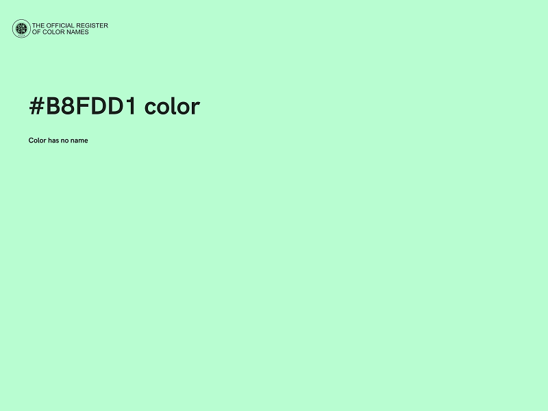 #B8FDD1 color image