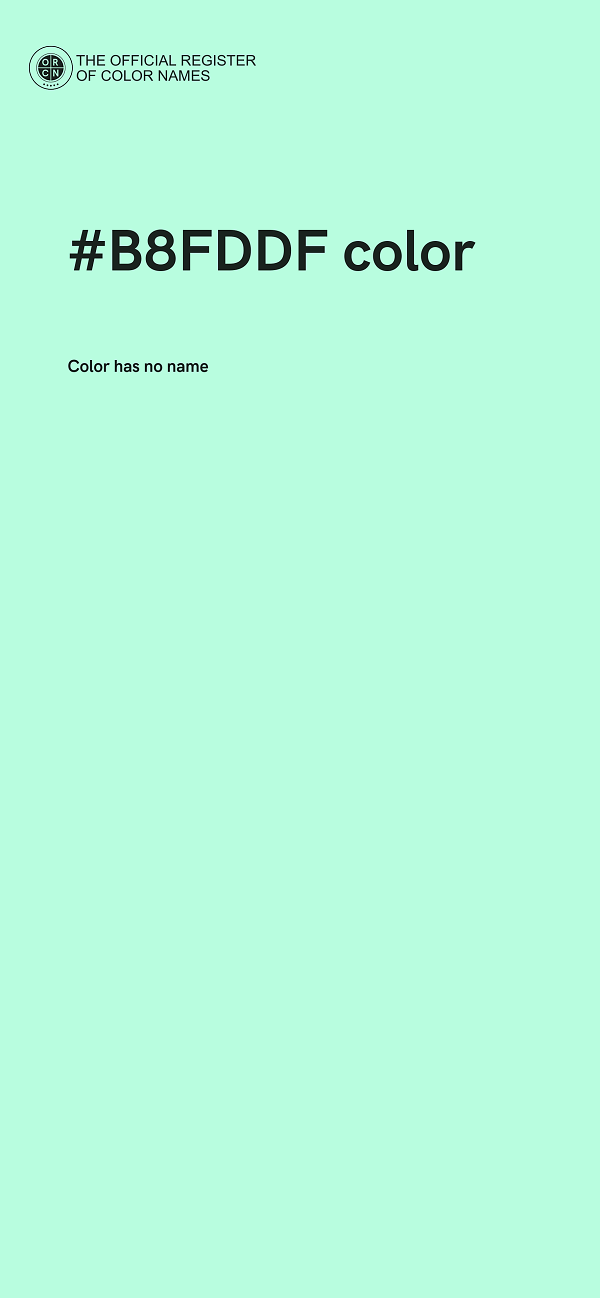 #B8FDDF color image