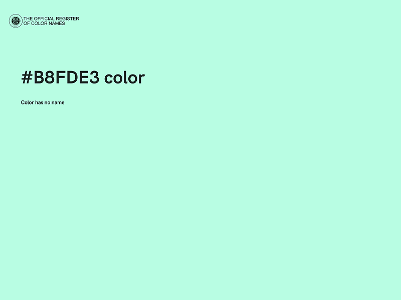#B8FDE3 color image