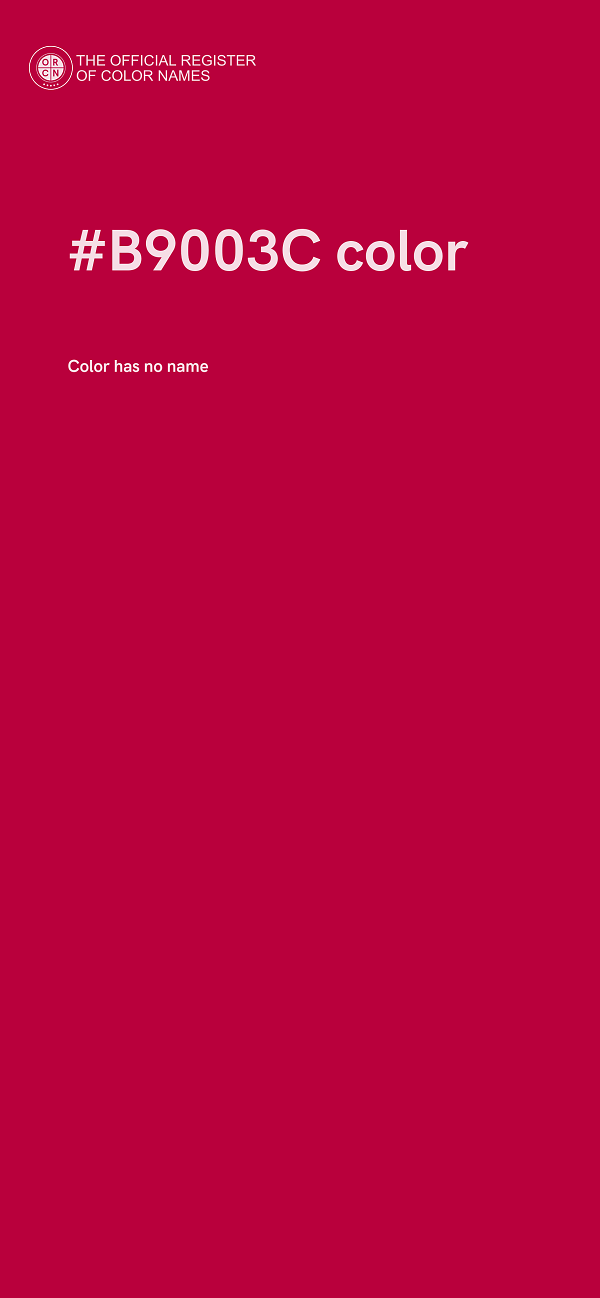 #B9003C color image
