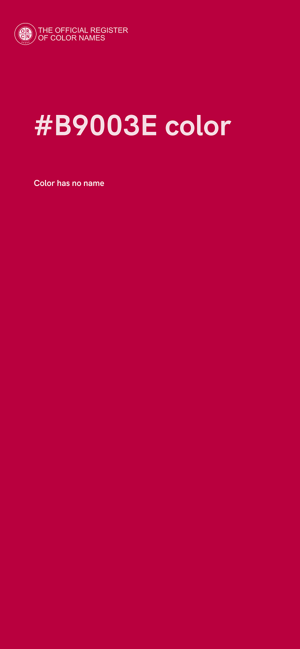 #B9003E color image