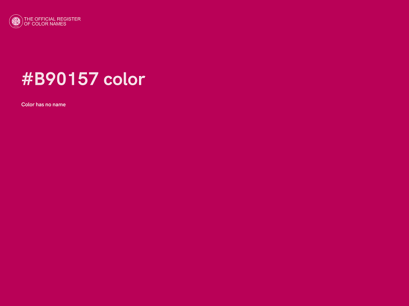 #B90157 color image