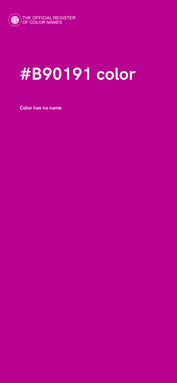 #B90191 color image