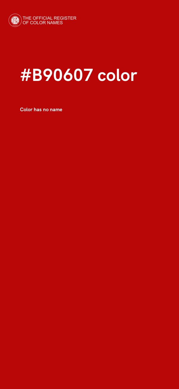 #B90607 color image