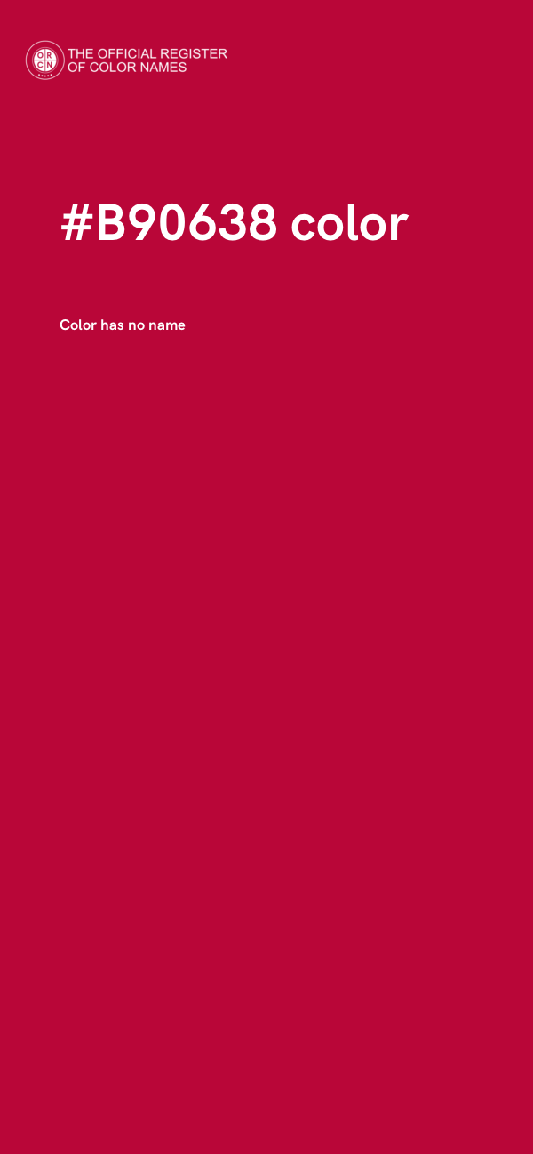 #B90638 color image