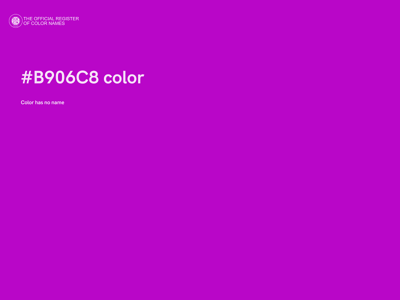 #B906C8 color image