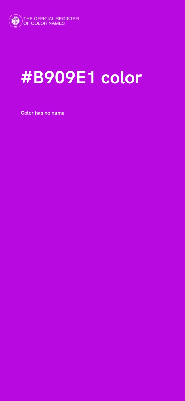 #B909E1 color image