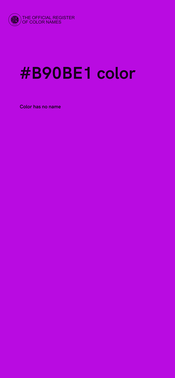 #B90BE1 color image