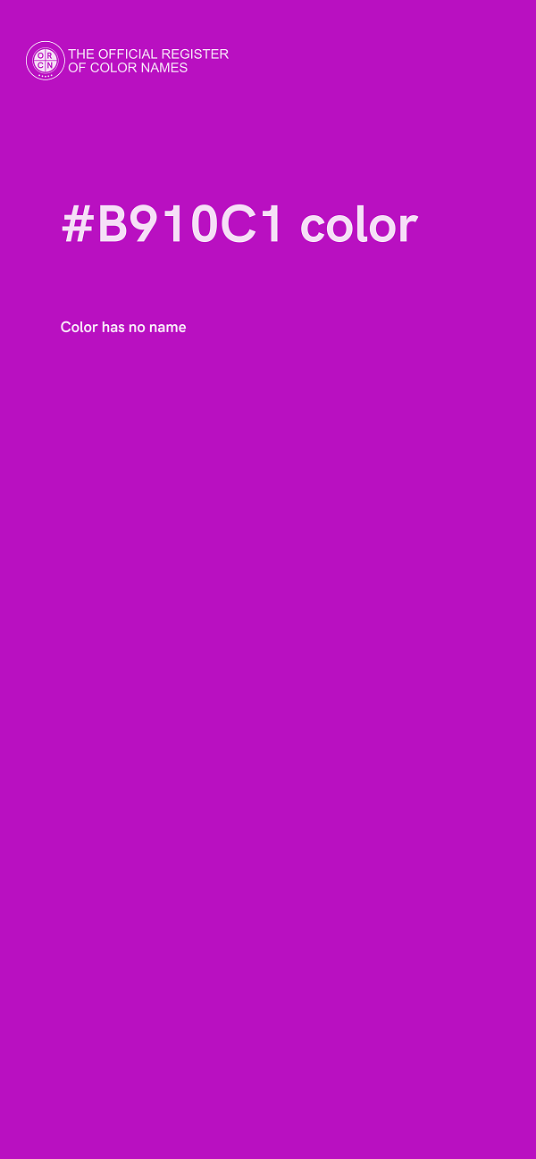 #B910C1 color image