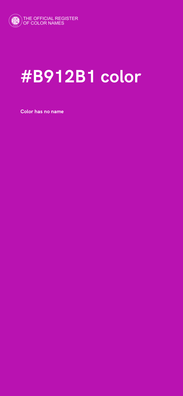 #B912B1 color image