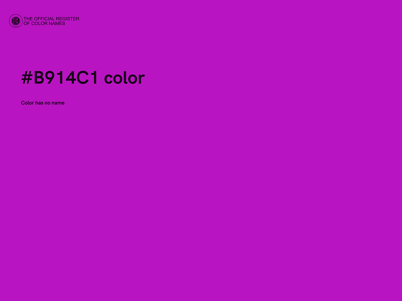 #B914C1 color image