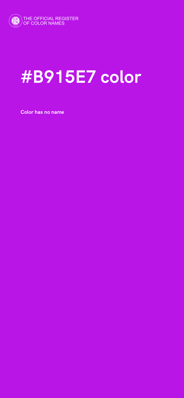 #B915E7 color image