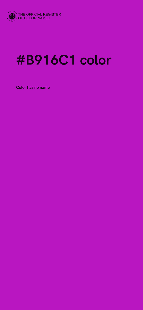 #B916C1 color image