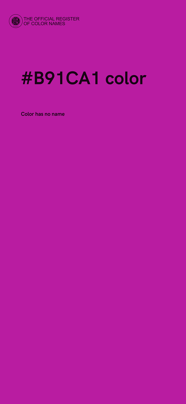 #B91CA1 color image