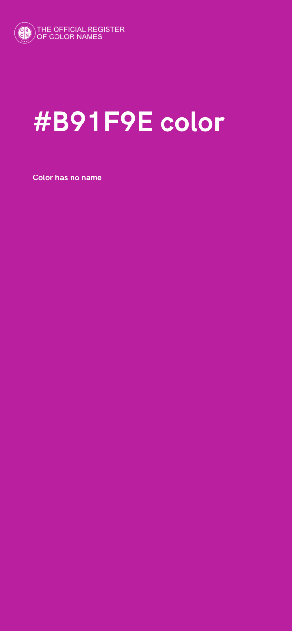 #B91F9E color image