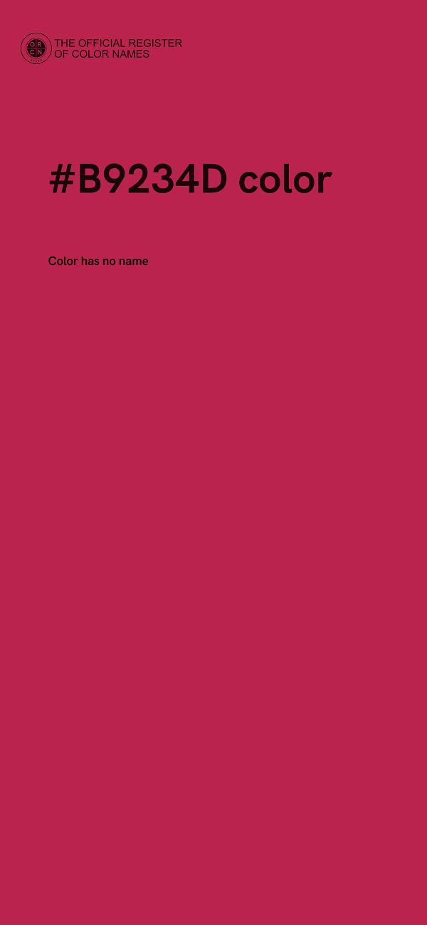 #B9234D color image