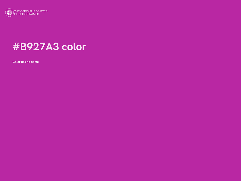 #B927A3 color image