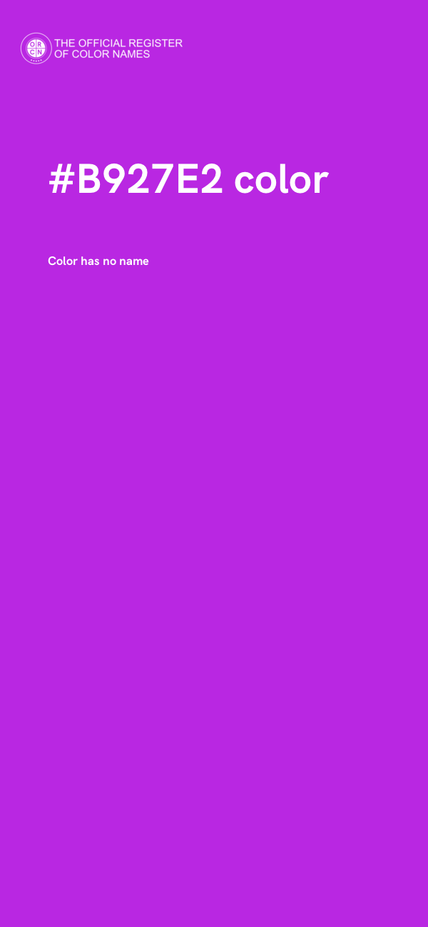 #B927E2 color image