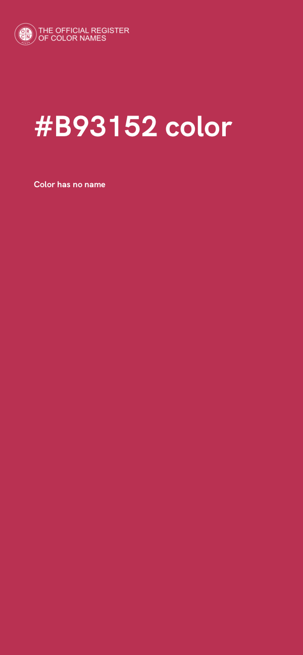 #B93152 color image