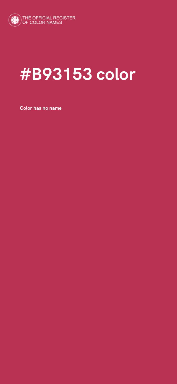 #B93153 color image