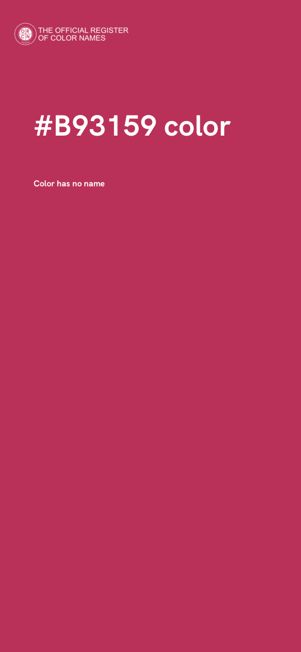 #B93159 color image