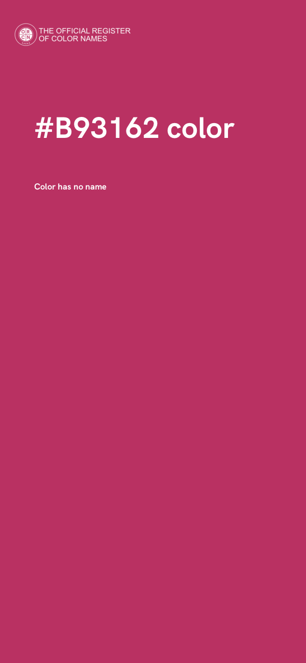 #B93162 color image