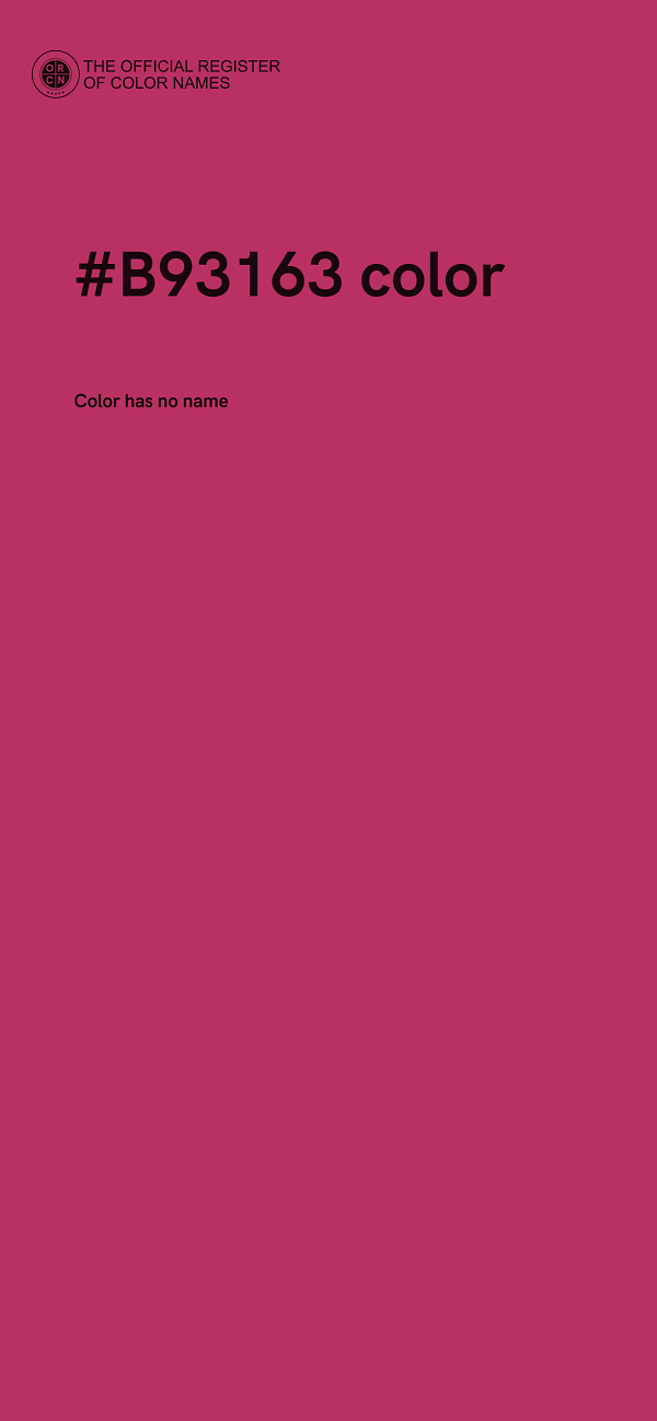 #B93163 color image
