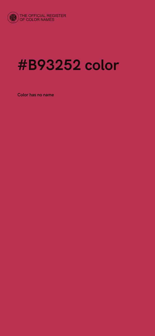 #B93252 color image