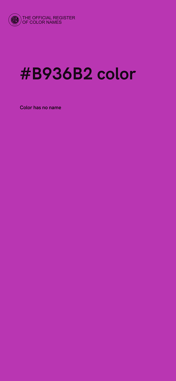 #B936B2 color image