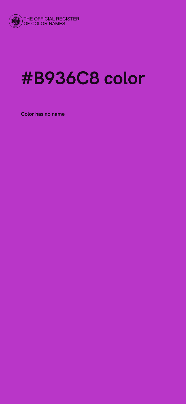 #B936C8 color image