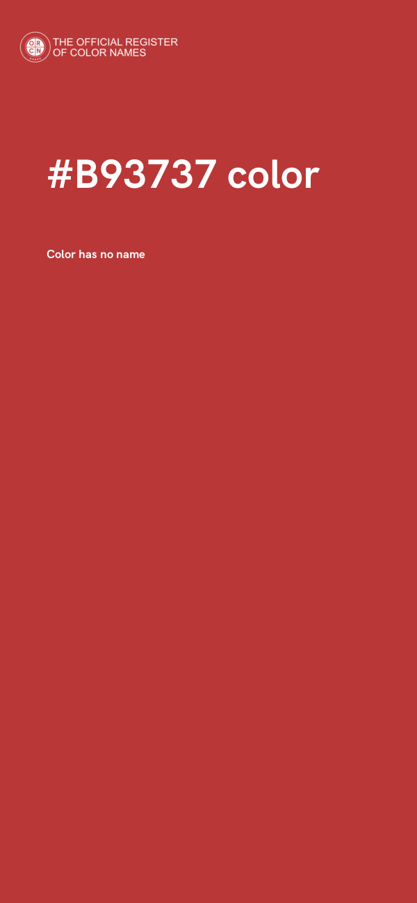 #B93737 color image