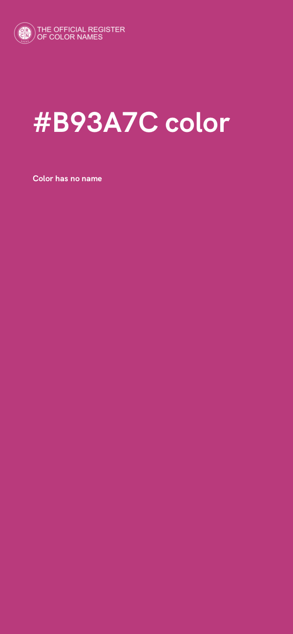 #B93A7C color image