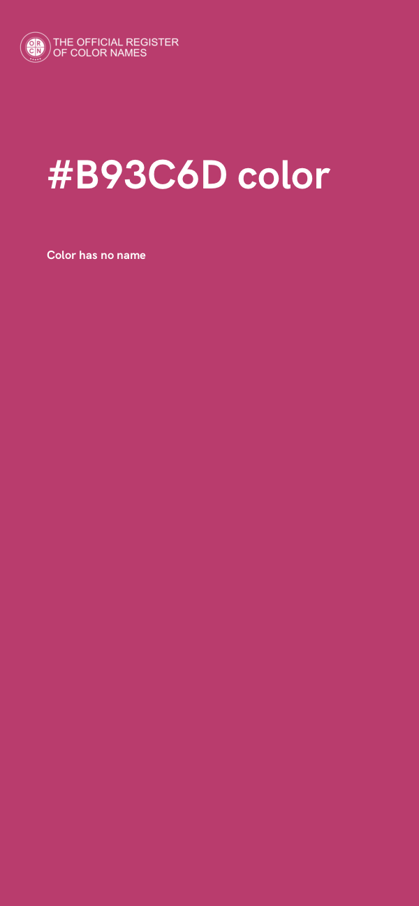 #B93C6D color image