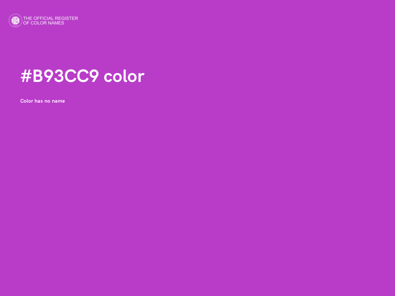 #B93CC9 color image