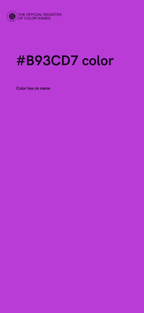#B93CD7 color image