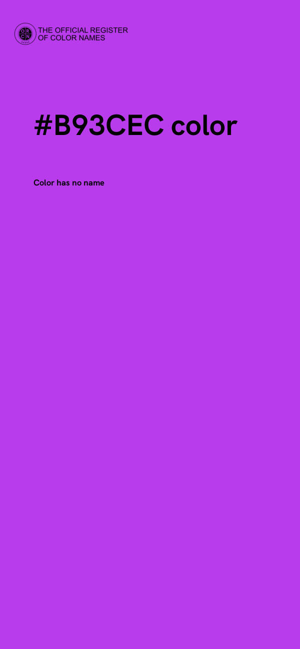 #B93CEC color image