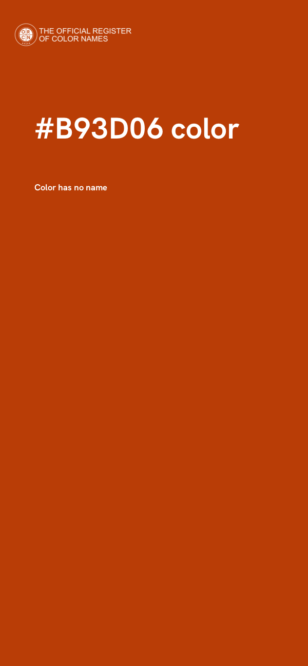 #B93D06 color image