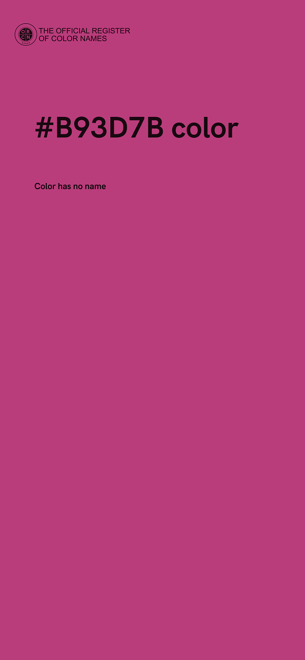 #B93D7B color image