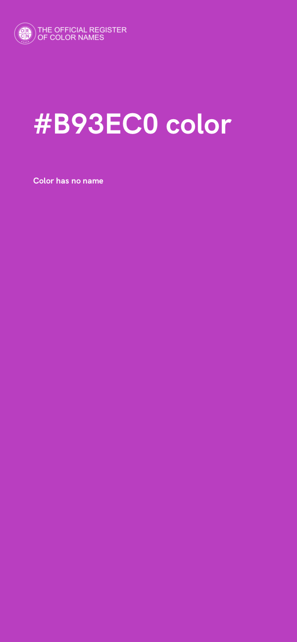 #B93EC0 color image