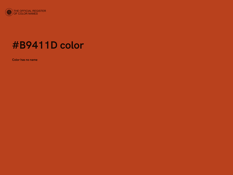 #B9411D color image