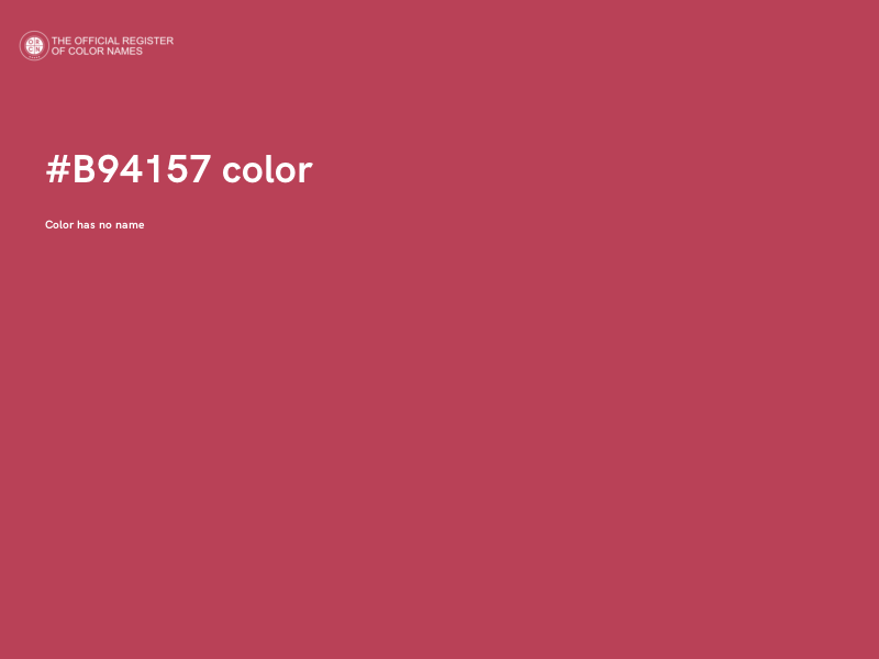 #B94157 color image