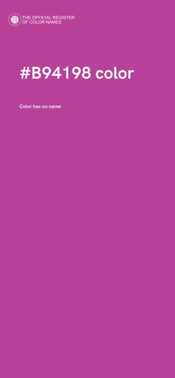 #B94198 color image