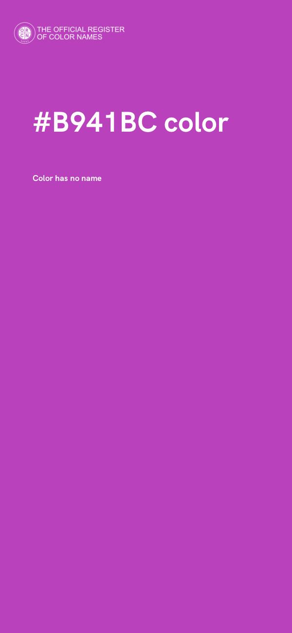 #B941BC color image