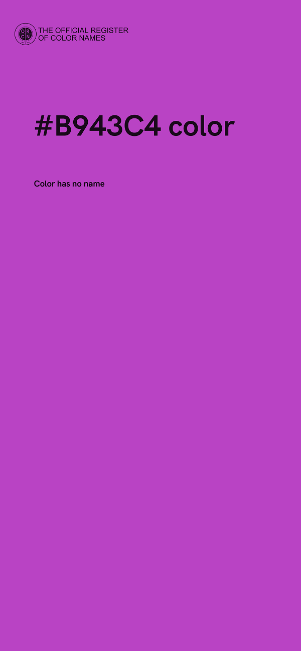 #B943C4 color image