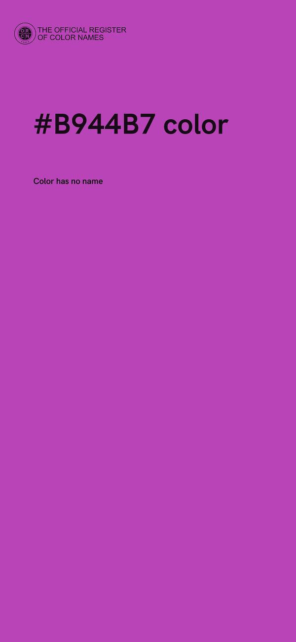 #B944B7 color image