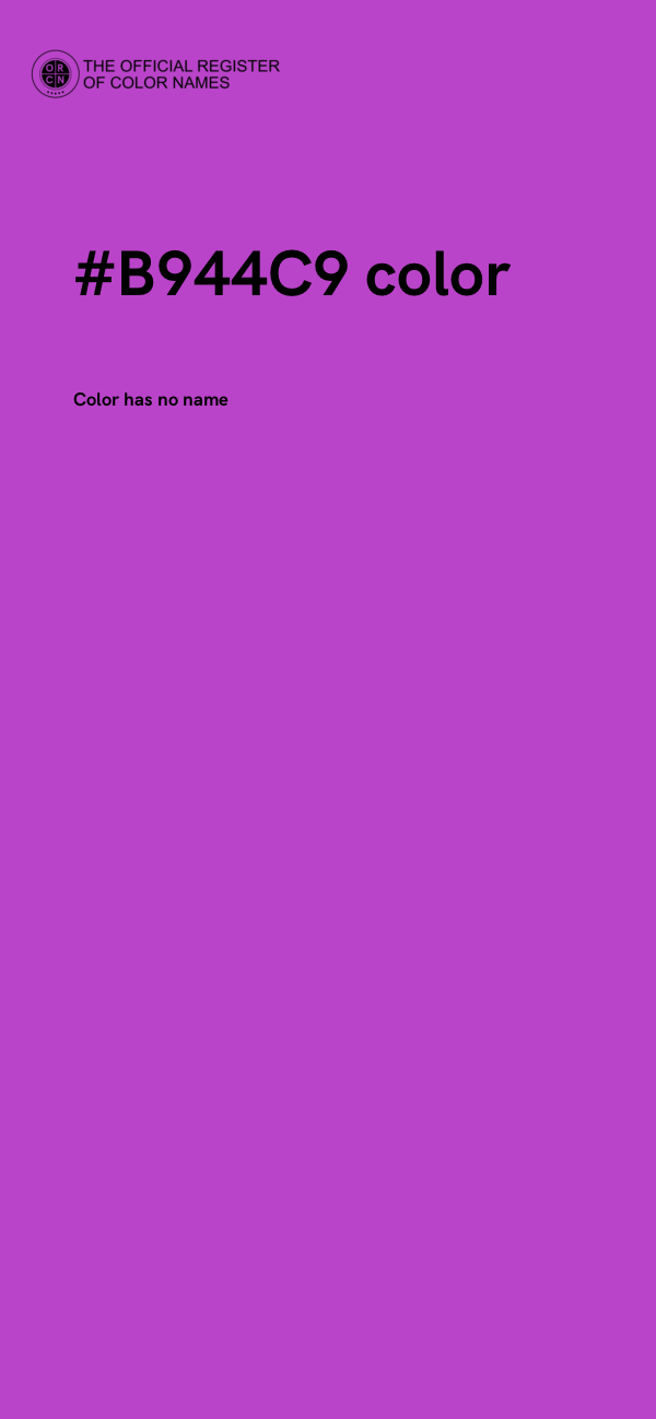 #B944C9 color image