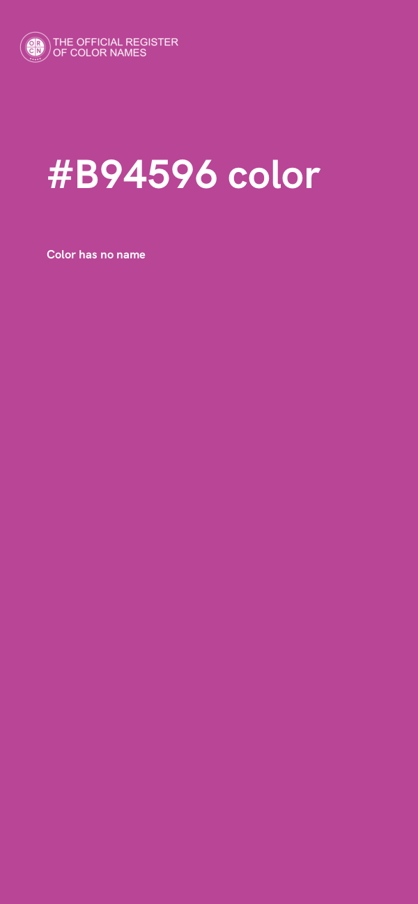 #B94596 color image